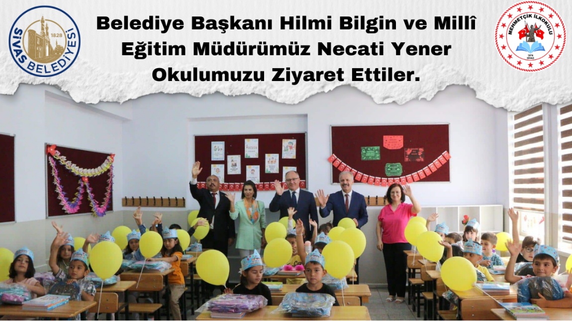 Belediye Başkanı Hilmi Bilgin ve Millî Eğitim Müdürümüz Necati Yener Okulumuzu Ziyaret Ettiler.